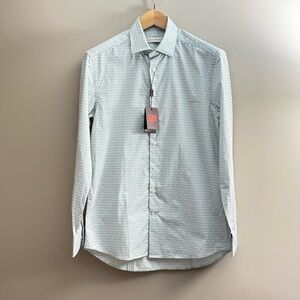 NWT Etro Milano Men’s Dress Shirt - Italian Luxury Snake Print - Size 39 (15.5)